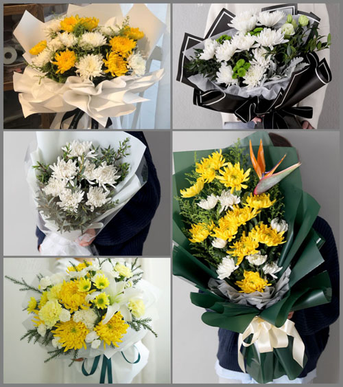 山东烟台海阳市小纪镇白事花束代送